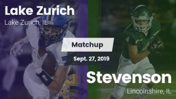 Matchup: Lake Zurich High vs. Stevenson  2019