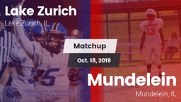 Matchup: Lake Zurich High vs. Mundelein  2019