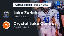 Recap: Lake Zurich  vs. Crystal Lake Central  2023