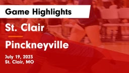 St. Clair  vs Pinckneyville  Game Highlights - July 19, 2023