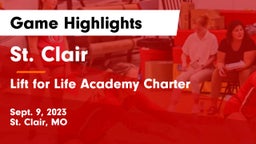 St. Clair  vs Lift for Life Academy Charter  Game Highlights - Sept. 9, 2023