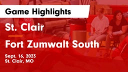 St. Clair  vs Fort Zumwalt South  Game Highlights - Sept. 16, 2023