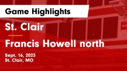 St. Clair  vs Francis Howell north Game Highlights - Sept. 16, 2023