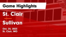 St. Clair  vs Sullivan  Game Highlights - Oct. 24, 2023