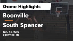 Boonville  vs South Spencer  Game Highlights - Jan. 14, 2020