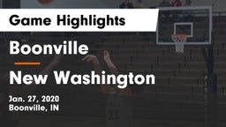 Boonville  vs New Washington  Game Highlights - Jan. 27, 2020
