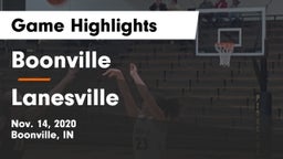 Boonville  vs Lanesville  Game Highlights - Nov. 14, 2020