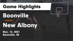 Boonville  vs New Albany  Game Highlights - Nov. 12, 2021
