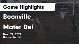 Boonville  vs Mater Dei  Game Highlights - Nov. 29, 2021