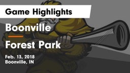 Boonville  vs Forest Park  Game Highlights - Feb. 13, 2018