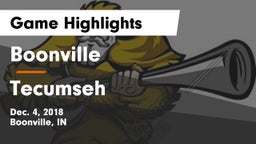 Boonville  vs Tecumseh  Game Highlights - Dec. 4, 2018