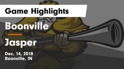 Boonville  vs Jasper  Game Highlights - Dec. 14, 2018