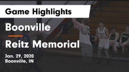 Boonville  vs Reitz Memorial  Game Highlights - Jan. 29, 2020