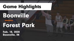 Boonville  vs Forest Park  Game Highlights - Feb. 18, 2020