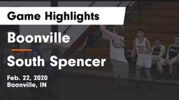 Boonville  vs South Spencer  Game Highlights - Feb. 22, 2020