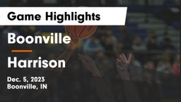 Boonville  vs Harrison  Game Highlights - Dec. 5, 2023