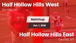 Matchup: Half Hollow Hills vs. Half Hollow Hills East  2016