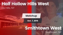 Matchup: Half Hollow Hills vs. Smithtown West  2016