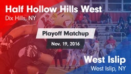 Matchup: Half Hollow Hills vs. West Islip  2016