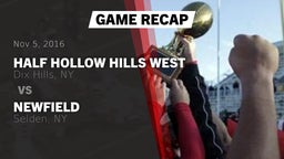 Recap: Half Hollow Hills West  vs. Newfield  2016