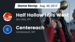 Recap: Half Hollow Hills West  vs. Centereach  2017