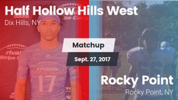 Matchup: Half Hollow Hills vs. Rocky Point  2017
