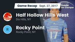 Recap: Half Hollow Hills West  vs. Rocky Point  2017