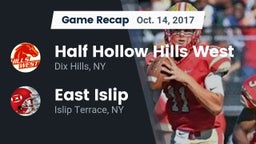 Recap: Half Hollow Hills West  vs. East Islip  2017