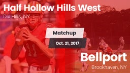 Matchup: Half Hollow Hills vs. Bellport  2017