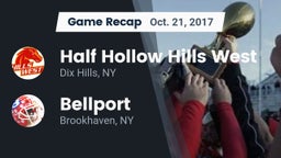 Recap: Half Hollow Hills West  vs. Bellport  2017