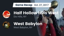 Recap: Half Hollow Hills West  vs. West Babylon  2017