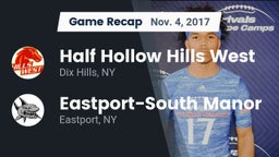 Recap: Half Hollow Hills West  vs. Eastport-South Manor  2017