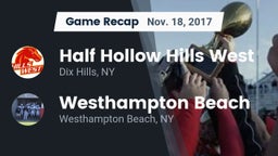 Recap: Half Hollow Hills West  vs. Westhampton Beach  2017