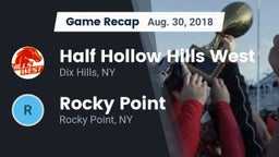 Recap: Half Hollow Hills West  vs. Rocky Point  2018