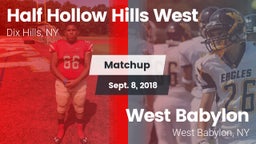 Matchup: Half Hollow Hills vs. West Babylon  2018