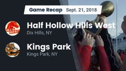 Recap: Half Hollow Hills West  vs. Kings Park   2018