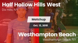 Matchup: Half Hollow Hills vs. Westhampton Beach  2018