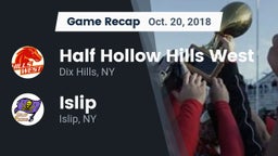 Recap: Half Hollow Hills West  vs. Islip  2018