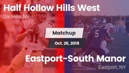 Matchup: Half Hollow Hills vs. Eastport-South Manor  2018