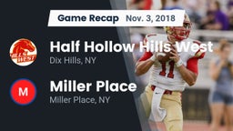 Recap: Half Hollow Hills West  vs. Miller Place  2018