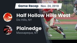 Recap: Half Hollow Hills West  vs. Plainedge  2018