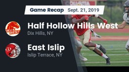 Recap: Half Hollow Hills West  vs. East Islip  2019