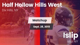 Matchup: Half Hollow Hills vs. Islip  2019