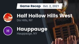 Recap: Half Hollow Hills West  vs. Hauppauge  2021
