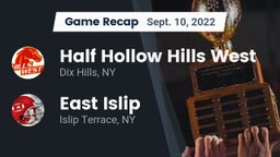 Recap: Half Hollow Hills West  vs. East Islip  2022