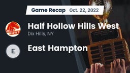 Recap: Half Hollow Hills West  vs. East Hampton 2022