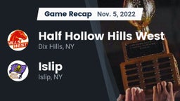 Recap: Half Hollow Hills West  vs. Islip  2022