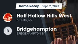 Recap: Half Hollow Hills West  vs. Bridgehampton  2023