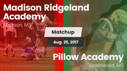 Matchup: Madison Ridgeland vs. Pillow Academy 2017