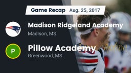 Recap: Madison Ridgeland Academy vs. Pillow Academy 2017
